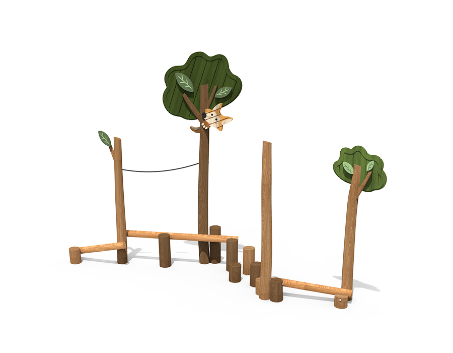 HRN-GR3408 숲 속 징검다리 건너기