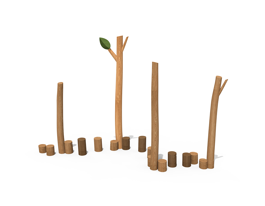 HRN-GR3410 징검다리 건너기 모험놀이대