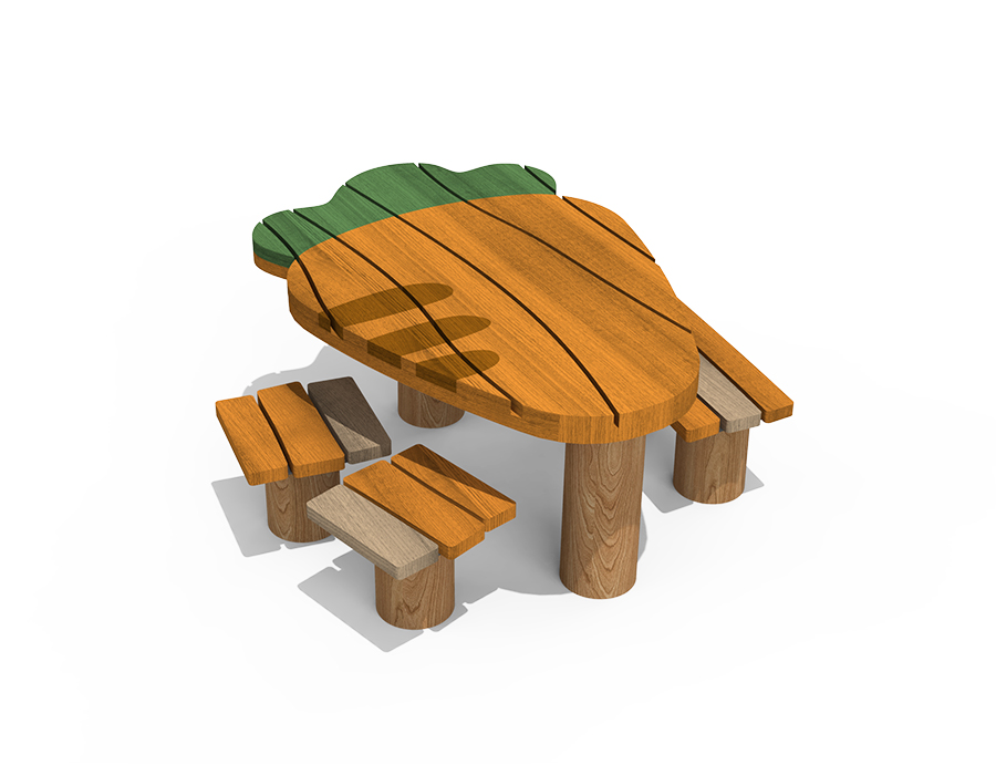 HRN-GR3600 당근 테이블 벤치