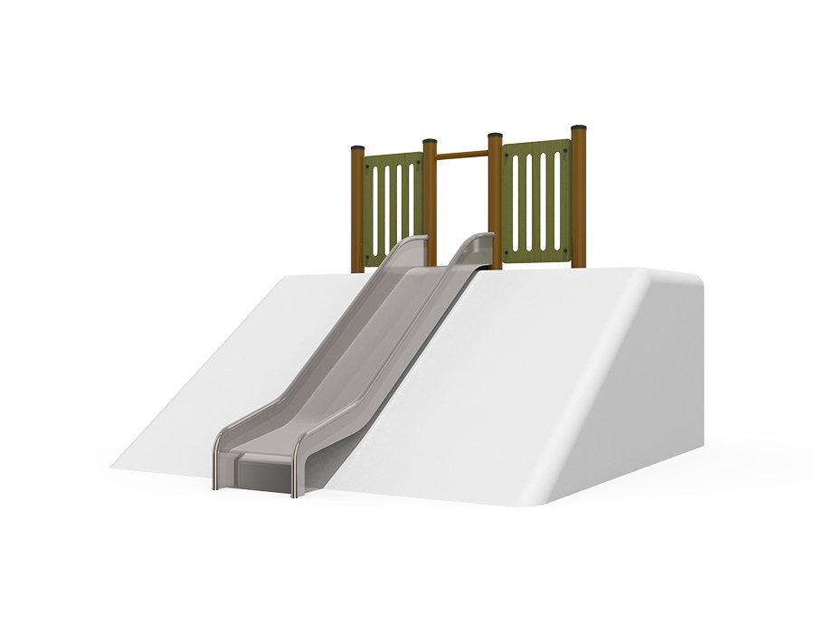 HRN-GW3413 마운딩 철재 미끄럼틀(H1200)