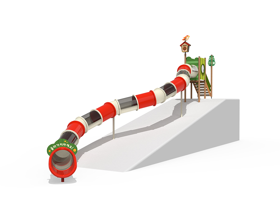 HRN-GW3425 숲 속 마운딩 원통 미끄럼틀(H4200)