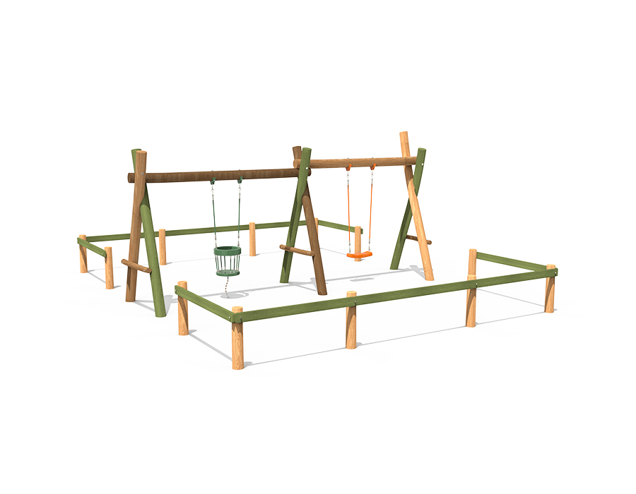 HRN-GR3102-1 일반 복합형 그네(안전휀스)