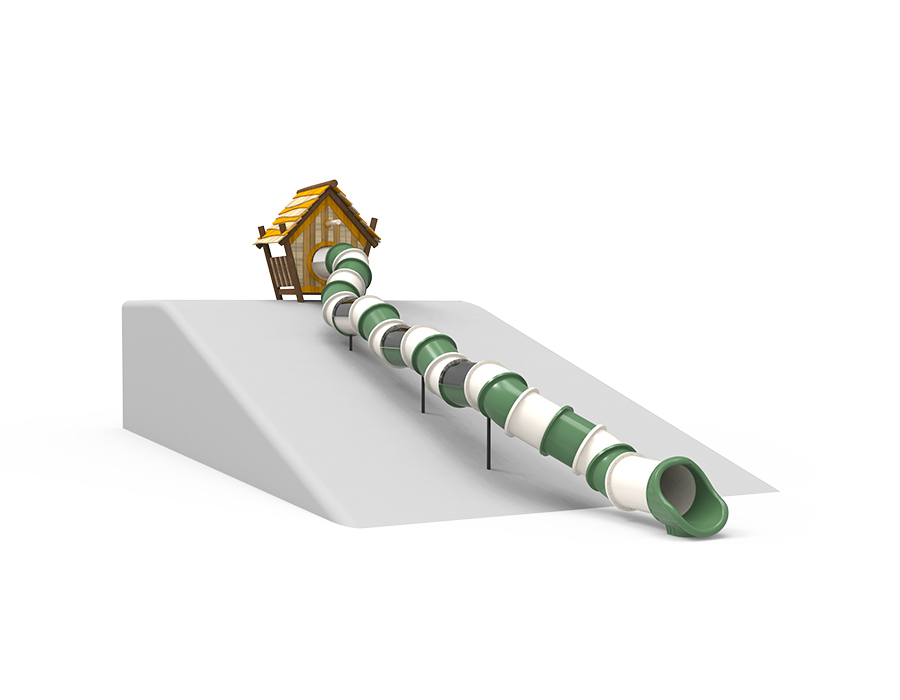 HRN-GR3422 버드하우스 마운딩 원통 미끄럼틀 A(H3600)