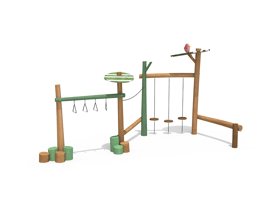 HRN-GR3443 숲 속 모험놀이대